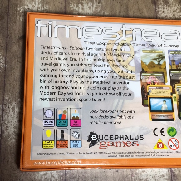 Timestreams Medieval Versus Modern Day Card Game - Picture 11 of 12